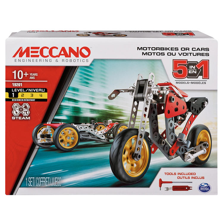 Meccano - 5 en 1 moto de course