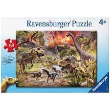 Ravensburger puzzle Au temps des dinosaures 100p