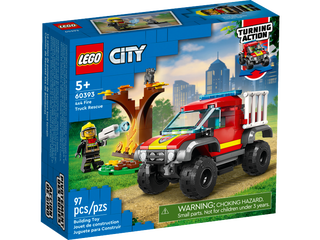 Sauvetage en tout-terrain des pompiers - LEGO® City - 60393 - Jeux