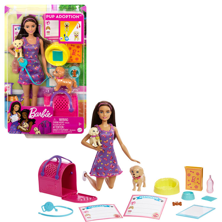 Barbie - coffret barbie maison de reve, poupees